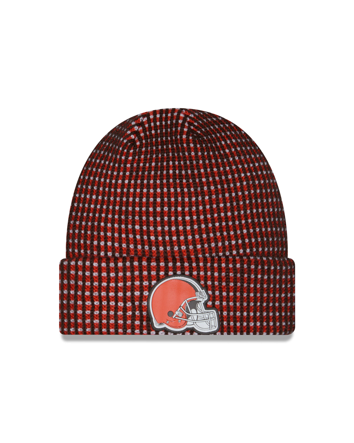 Cleveland Browns 2026 New Era NFL Sideline Cold Weather Cuff Knit Toque - Brown / Orange