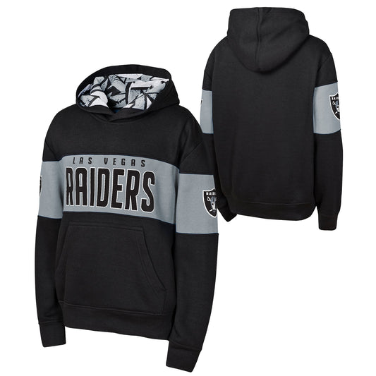 Youth Las Vegas Raiders Red Zone Pullover Sweatshirt