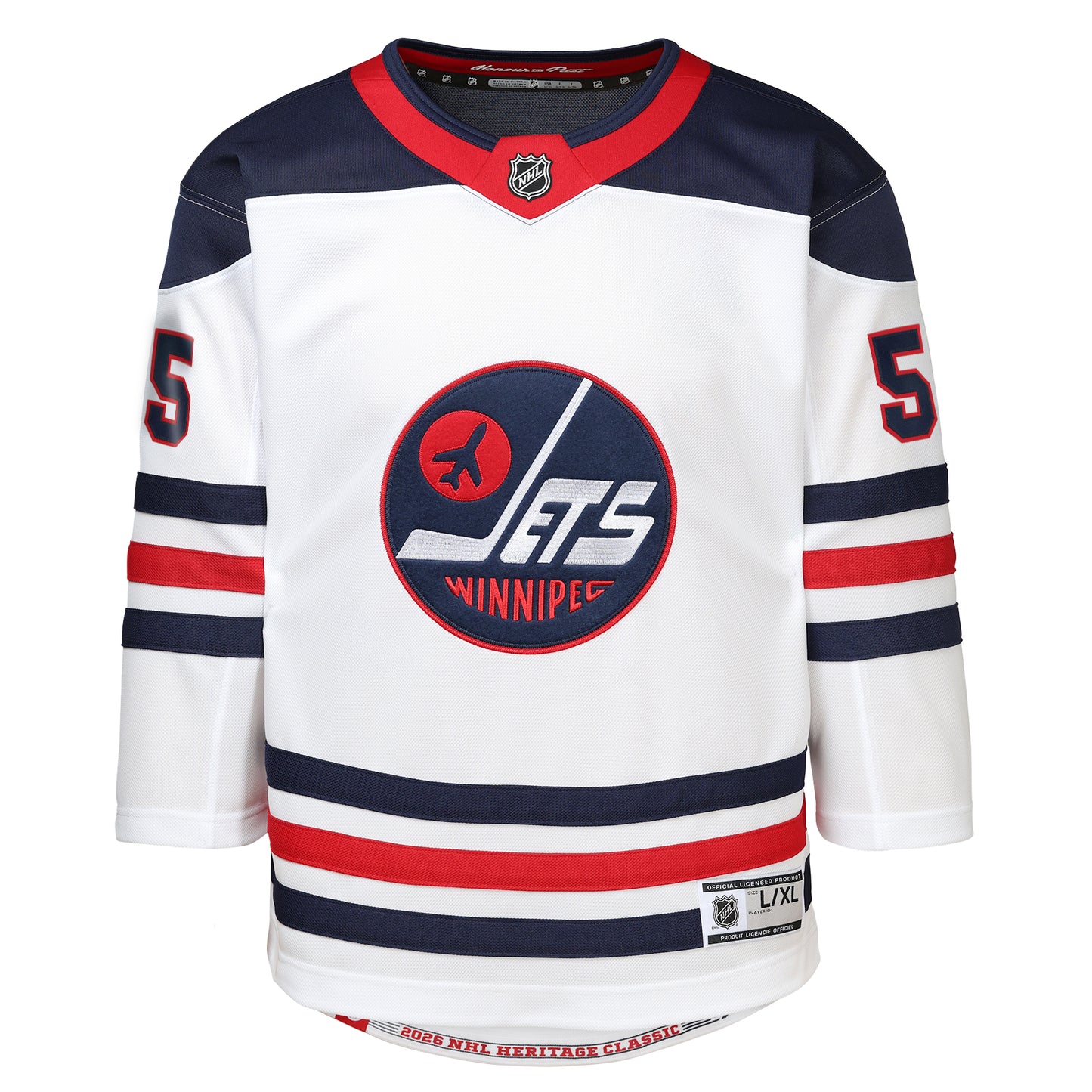 Youth Winnipeg Jets Mark Scheifele #55 Outerstuff 2026 NHL Heritage Classic Jersey - White
