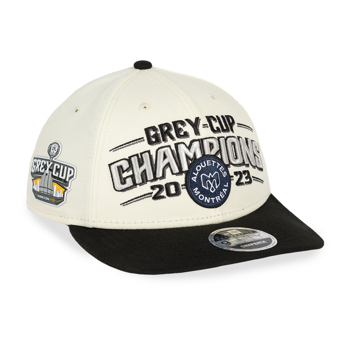 Montreal Alouettes 2023 GREY CUP CHAMPIONS 9Fifty New Era Snapback Hat