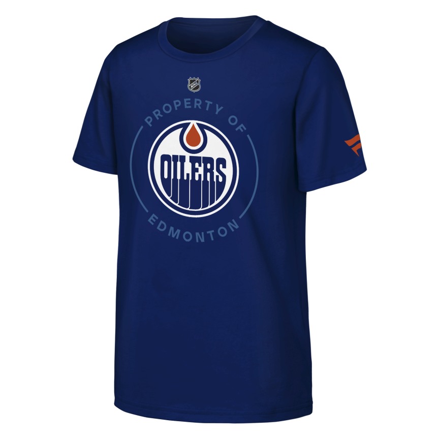 Youth Edmonton Oilers Outerstuff Property Of T-Shirt - Blue