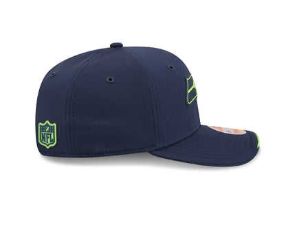Seattle Seahawks New Era 9SEVENTY 2026 Sideline Adjustable Hat - Navy