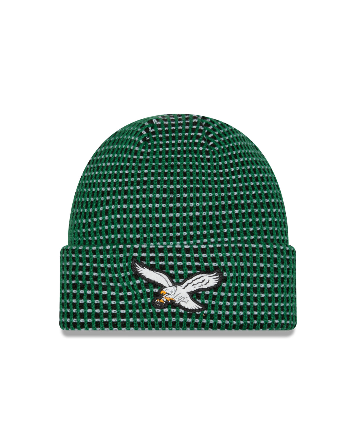 Philadelphia Eagles 2026 New Era NFL Sideline Cold Weather Cuff Knit Toque - Historic Kelly Green
