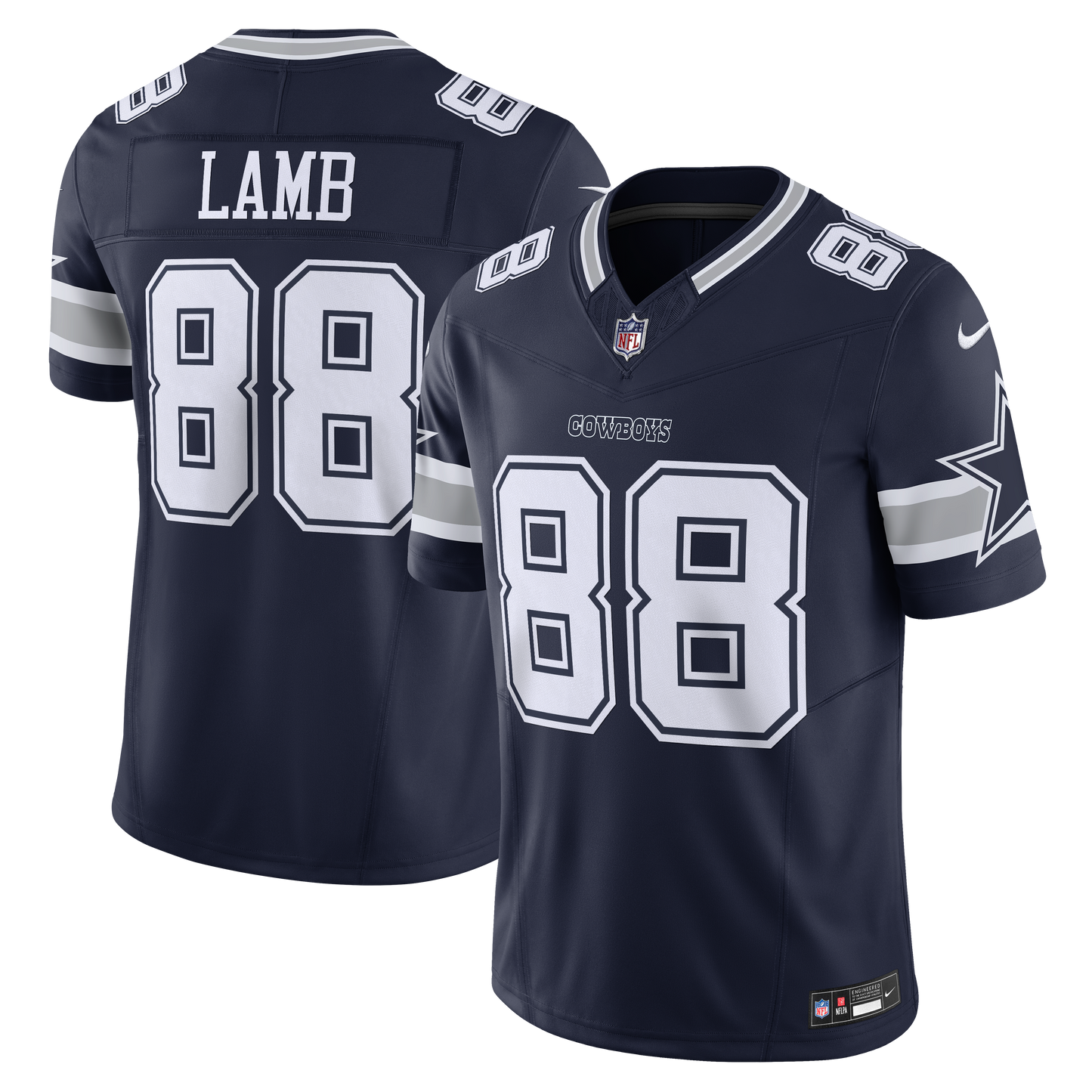 CeeDee Lamb #88 Dallas Cowboys Nike Vapor F.U.S.E. Limited Jersey - Navy