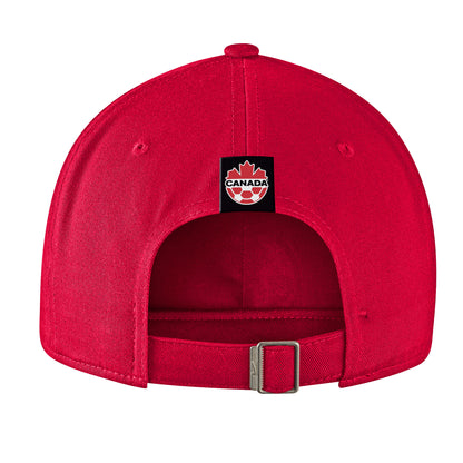 Canada Soccer National Team Unisex Red Nike H86 Adjustable Hat - Pro League Sports Collectibles Inc.