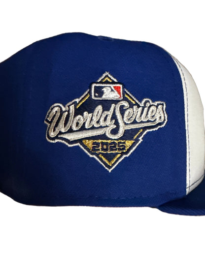 Toronto Blue Jays New Era White Front Alternate 3 - 2025 World Series 59FIFTY Fitted Hat with Embroidered WS