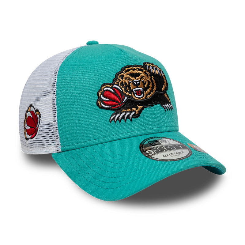 Memphis Grizzlies Bear New Era 2024/25 Classic Edition 9FORTY Trucker Adjustable Snapback Hat