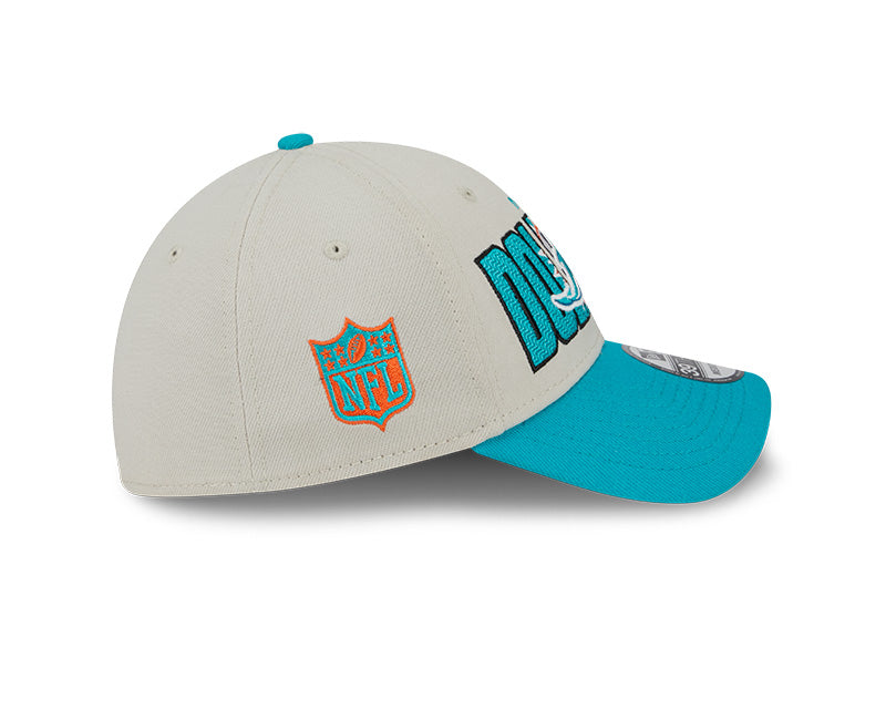 Miami Dolphins New Era 2023 NFL Draft 39THIRTY Flex Hat - Cream - Pro League Sports Collectibles Inc.