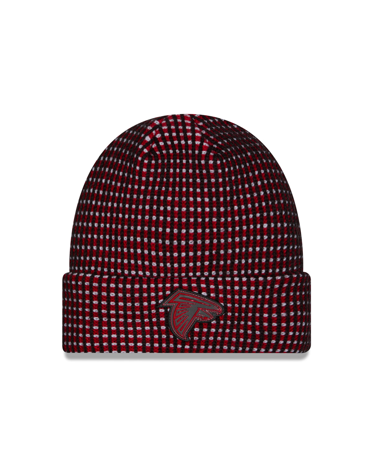 Atlanta Falcons 2026 New Era NFL Sideline Cold Weather Cuff Knit Toque - Black / Red