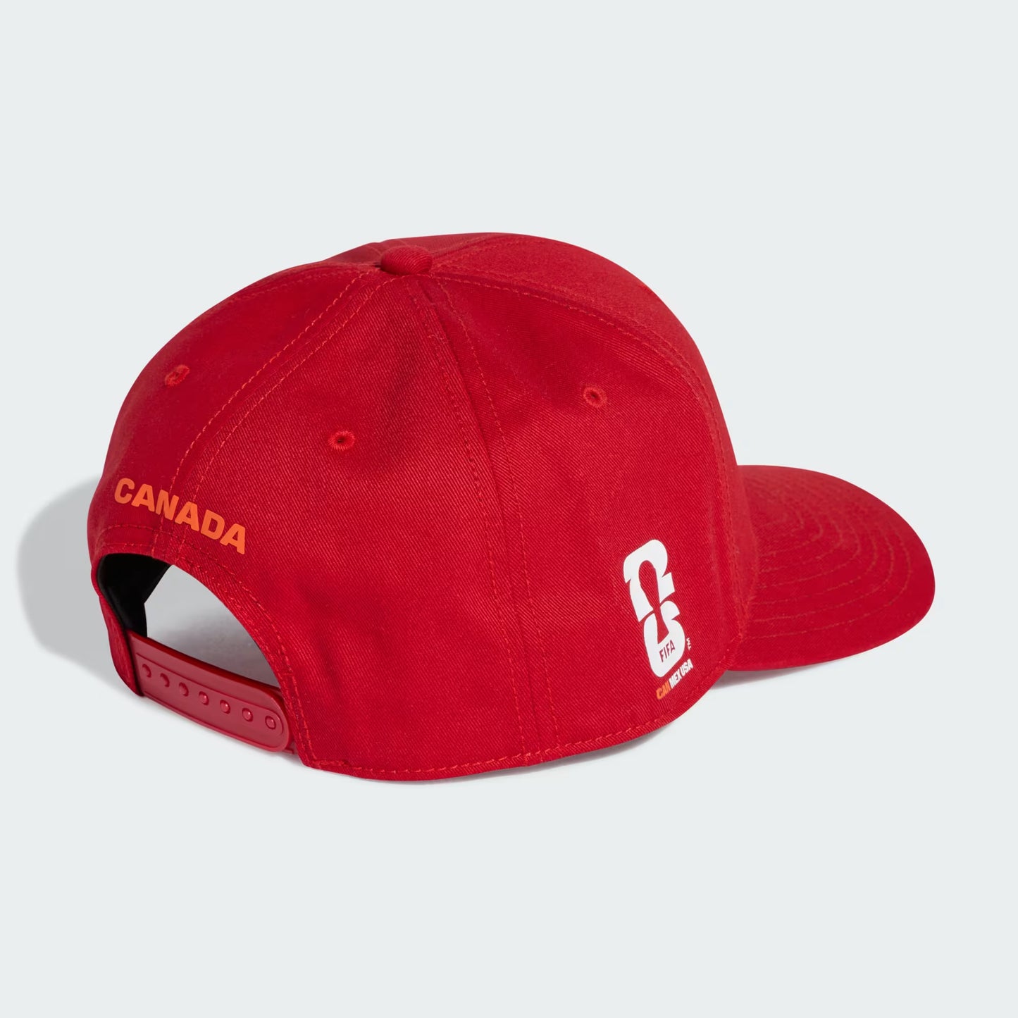 Canada Host Country World Cup Soccer Team 26/27 Adidas Adjustable Cap - Red