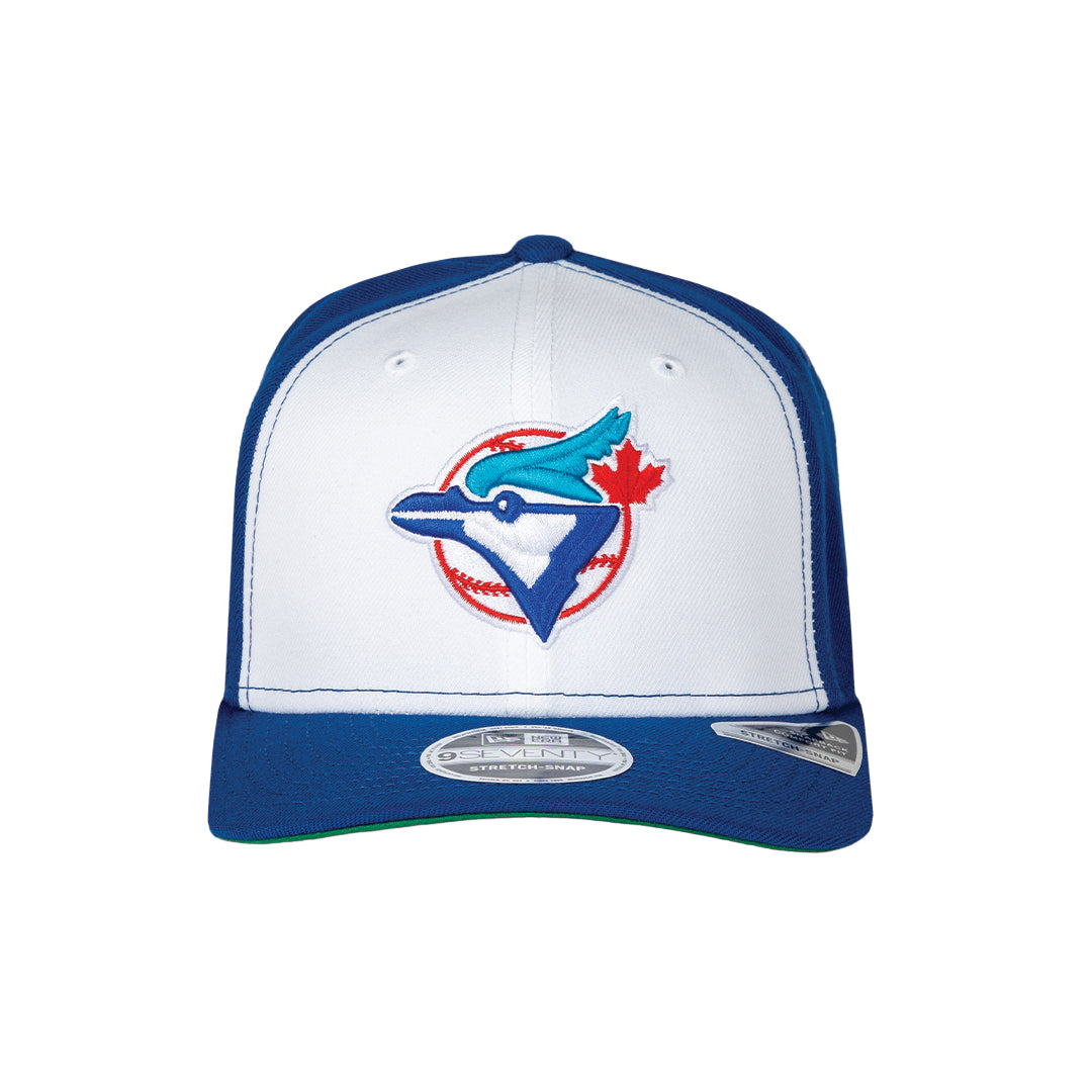 Toronto Blue Jays Cooperstown Collection New Era 9SEVENTY SnapBack Hat - TwoTone Blue/White