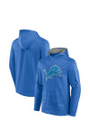 Detroit Lions Fanatics Branded On The Ball Reflective Logo Pullover Hoodie - Blue