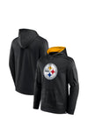 Pittsburgh Steelers Fanatics Branded On The Ball Reflective Logo Pullover Hoodie - Black