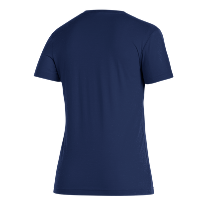 Women’s Toronto Maple Leafs Adidas Navy V-Neck T-Shirt - Pro League Sports Collectibles Inc.