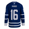 Toronto Maple Leafs Mitch Marner #16 Adidas Authentic Blue Retro Reverse 2.0 Wordmark Jersey - Pro League Sports Collectibles Inc.