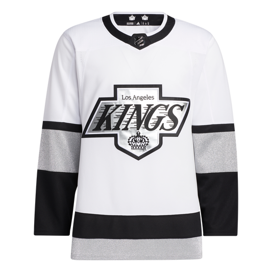 LA Kings Adidas Third Prime Green Authentic Jersey - White - Pro League Sports Collectibles Inc.