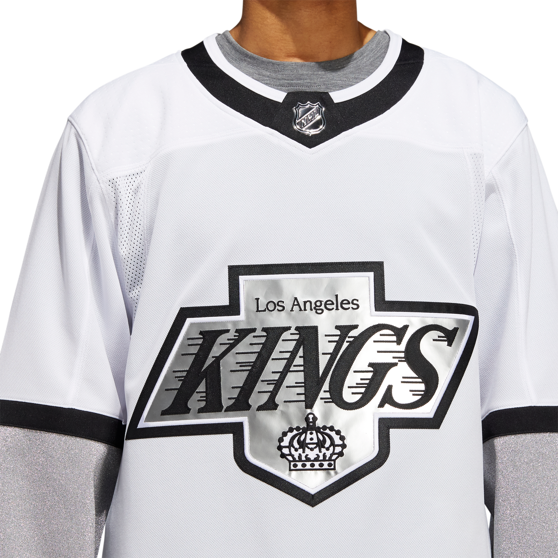 LA Kings Adidas Third Prime Green Authentic Jersey - White - Pro League Sports Collectibles Inc.