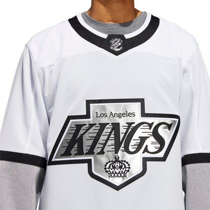 LA Kings Adidas Third Prime Green Authentic Jersey - White - Pro League Sports Collectibles Inc.