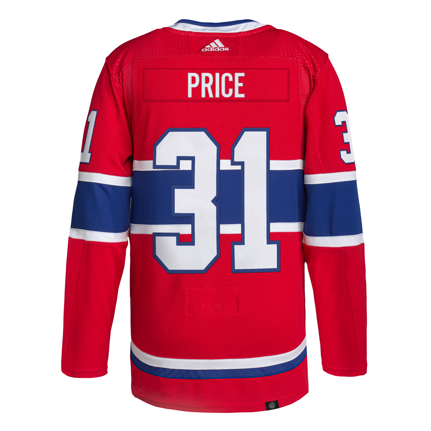 Montreal Canadiens Adidas Carey Price #31 Home Authentic Jersey - Red - Pro League Sports Collectibles Inc.