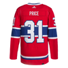 Montreal Canadiens Adidas Carey Price #31 Home Authentic Jersey - Red - Pro League Sports Collectibles Inc.