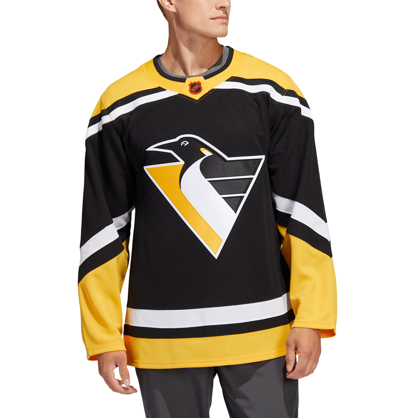 Pittsburgh Penguins Adidas Retro Reverse 2.0 Prime Green Authentic Jersey - Black - Pro League Sports Collectibles Inc.