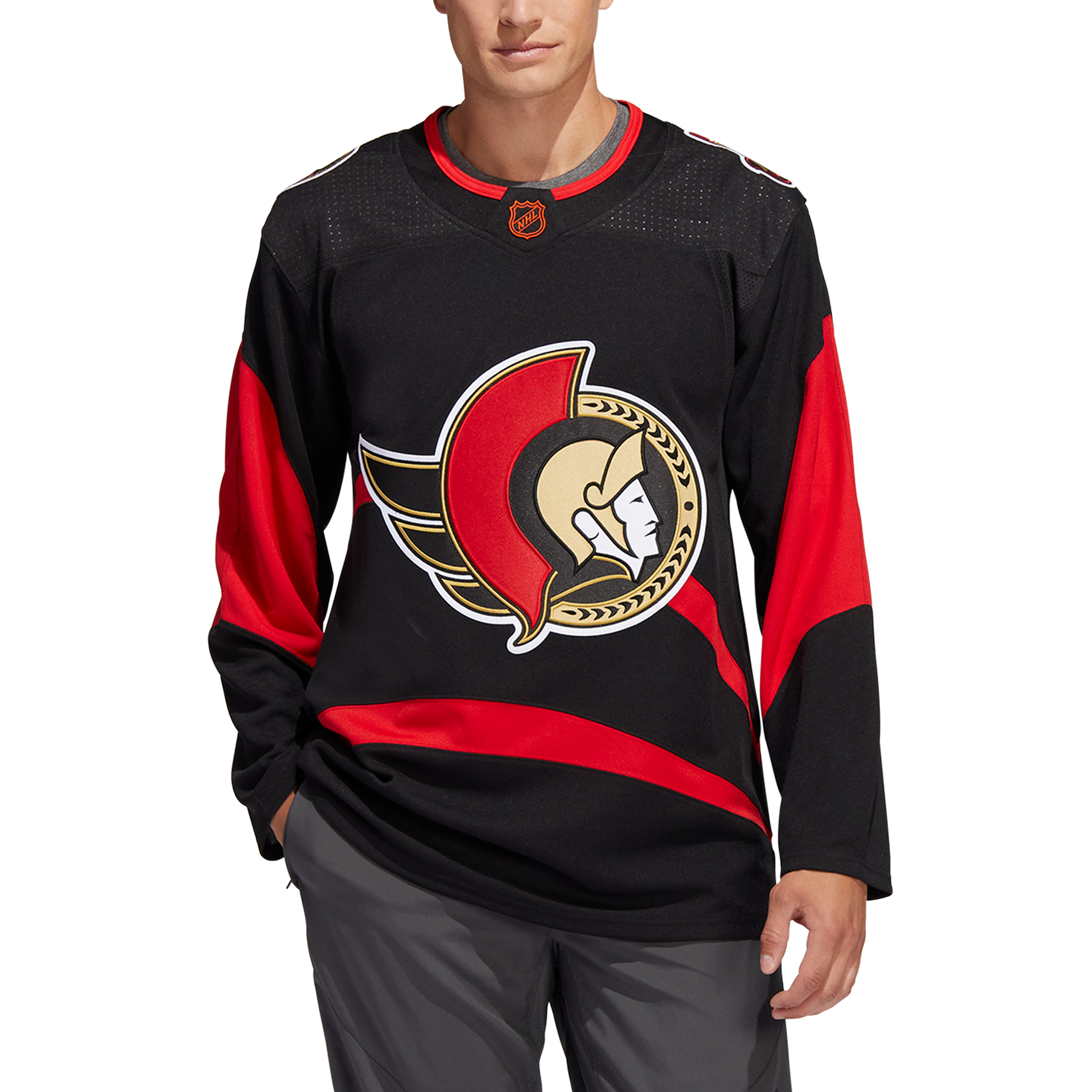 Ottawa Senators Adidas Retro Reverse 2.0 Prime Green Authentic Jersey - Black - Pro League Sports Collectibles Inc.