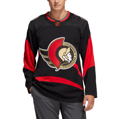 Ottawa Senators Adidas Retro Reverse 2.0 Prime Green Authentic Jersey - Black - Pro League Sports Collectibles Inc.