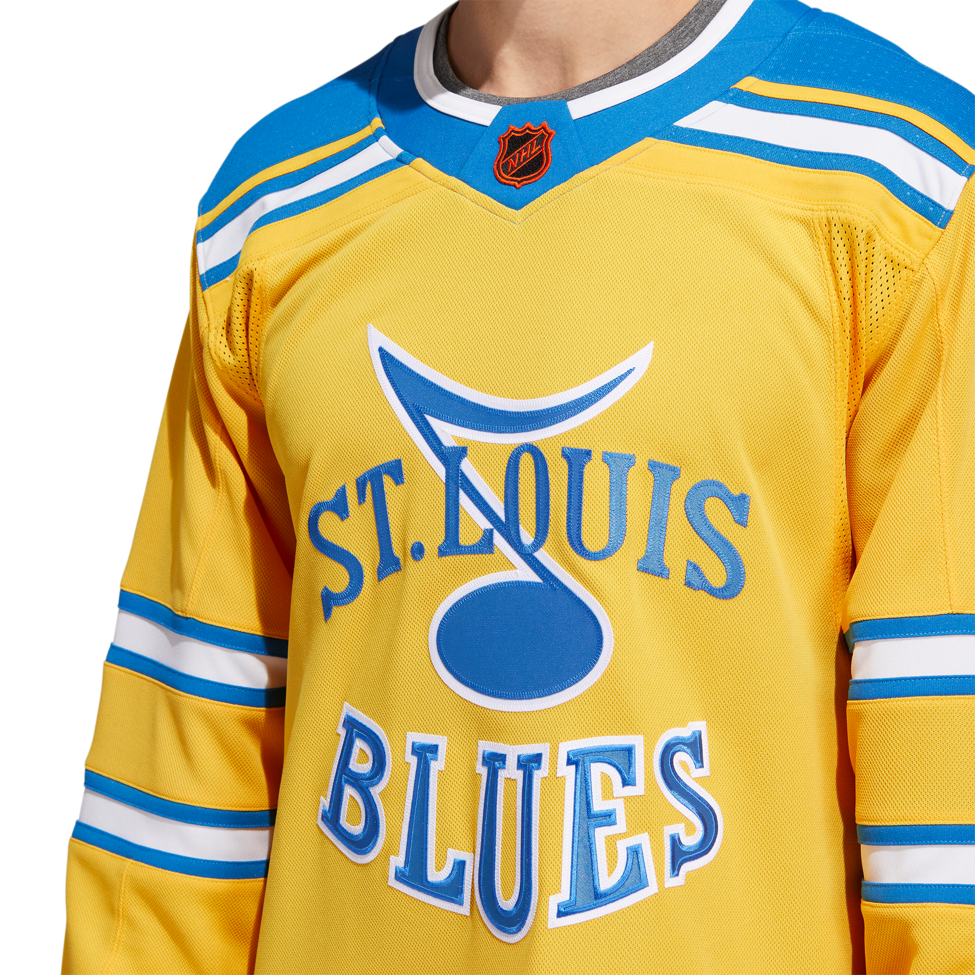 St. Louis Blues Adidas Retro Reverse 2.0 Prime Green Authentic Jersey - Yellow - Pro League Sports Collectibles Inc.