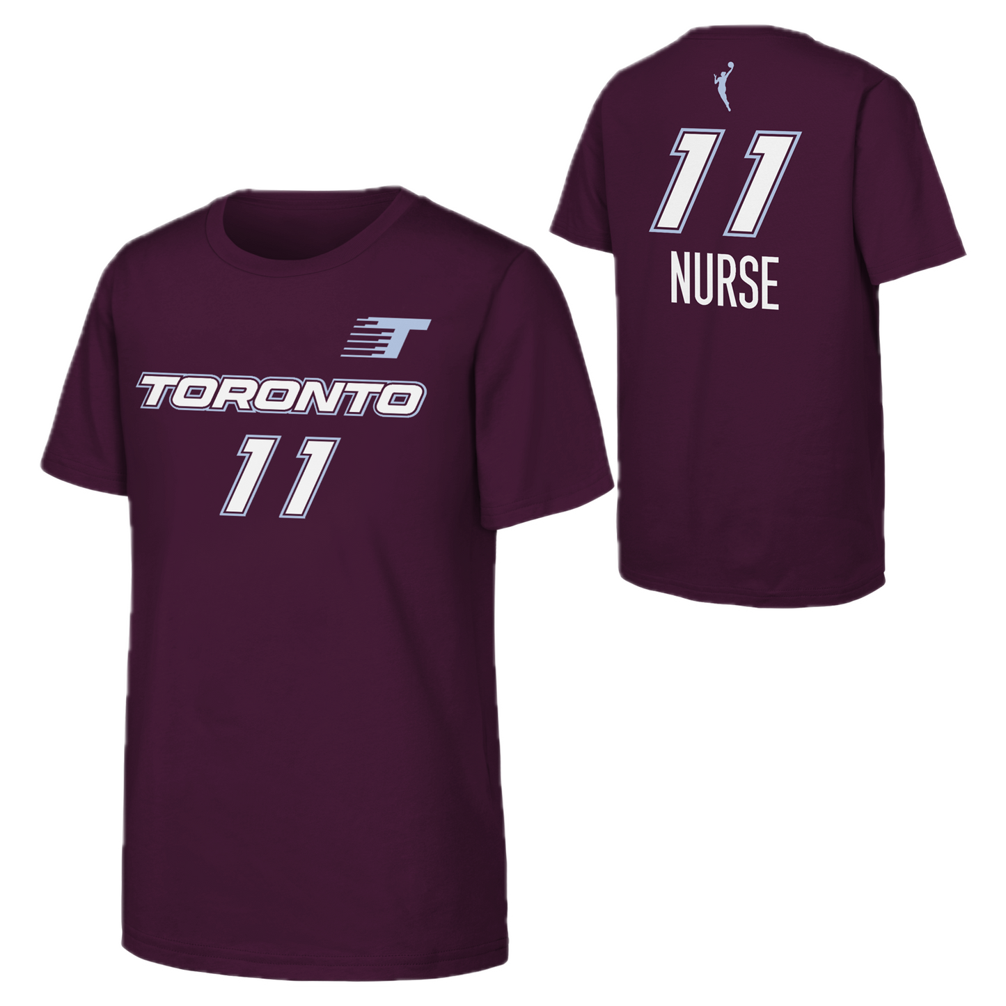 Youth Kia Nurse #11 WNBA Toronto Tempo Name & Number T-Shirt