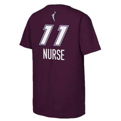 Youth Kia Nurse #11 WNBA Toronto Tempo Name & Number T-Shirt