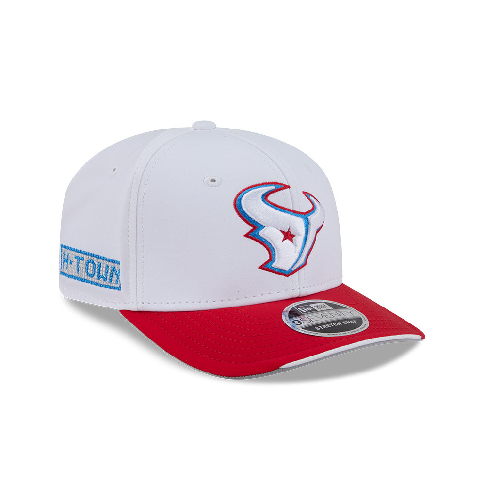 Houston Texans Rivalries New Era 9Seventy 2026 NFL Sideline Snapback Adjustable Hat - White