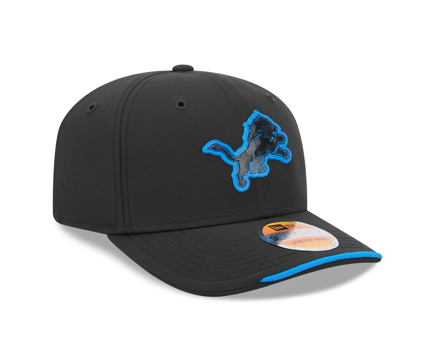 Detroit Lions New Era 9SEVENTY 2026 Sideline Adjustable Hat - Black