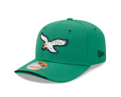Philadelphia Eagles Historic New Era 9SEVENTY 2026 Sideline Adjustable Hat - Kelly Green