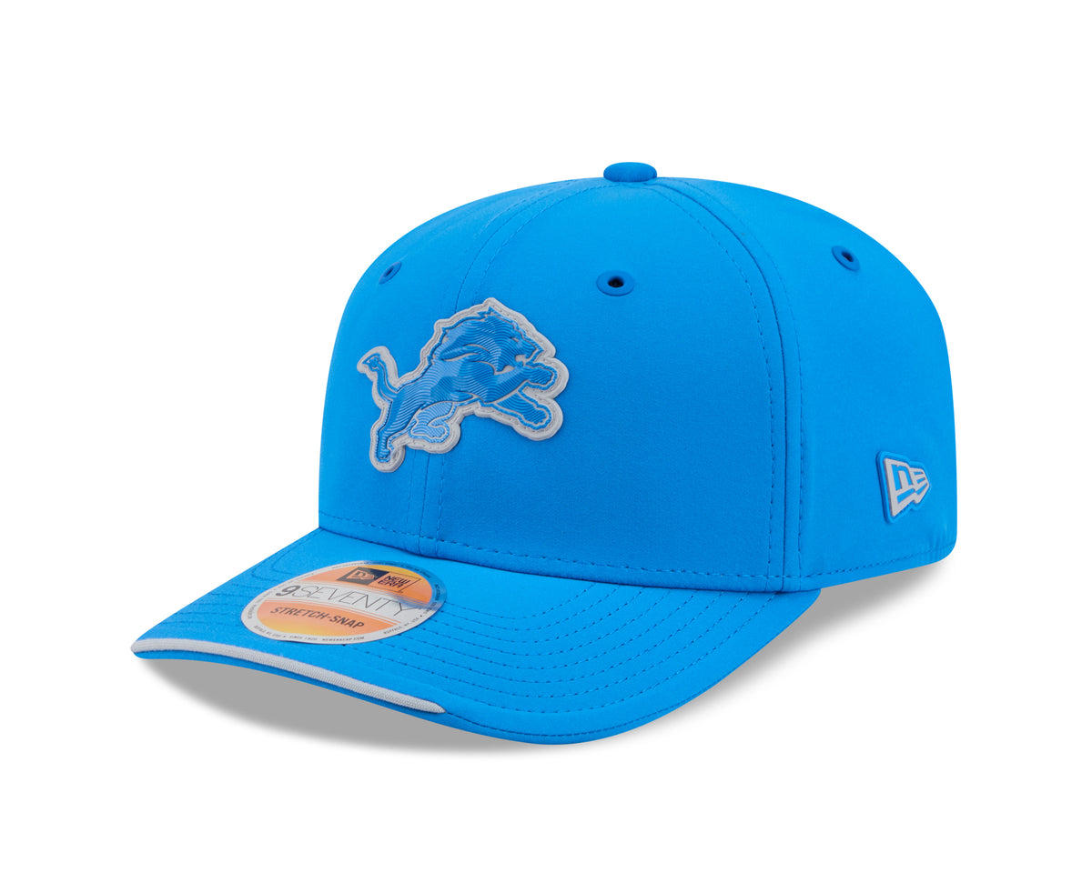 Detroit Lions OTC New Era 9SEVENTY 2026 Sideline Adjustable Hat - Blue