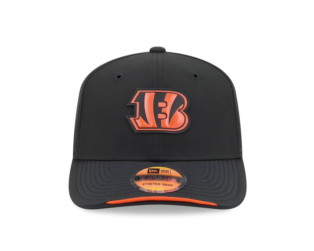 Cincinnati Bengals OTC New Era 9SEVENTY 2026 Sideline Adjustable Hat - Black
