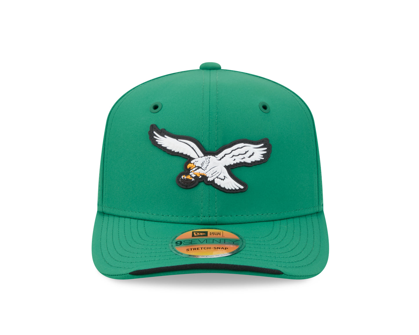 Philadelphia Eagles Historic New Era 9SEVENTY 2026 Sideline Adjustable Hat - Kelly Green