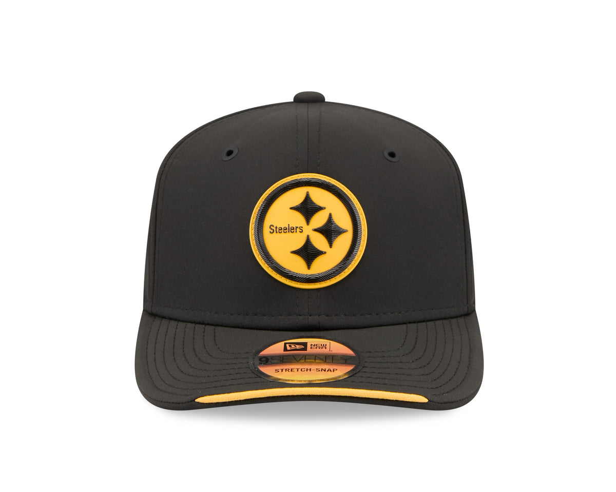 Pittsburgh Steelers New Era 9SEVENTY 2026 Sideline Adjustable Hat -Black