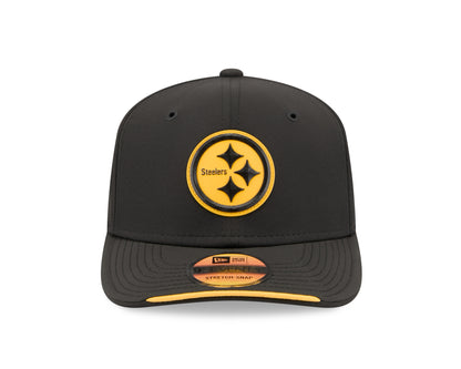 Pittsburgh Steelers New Era 9SEVENTY 2026 Sideline Adjustable Hat -Black