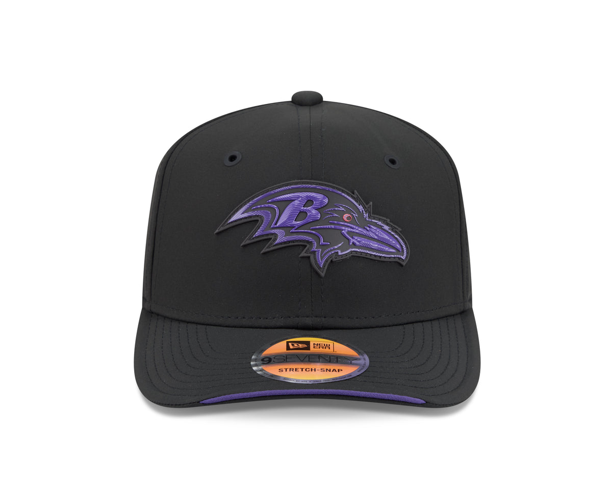 Baltimore Ravens OTC New Era 9SEVENTY 2026 Sideline Adjustable Hat - Black