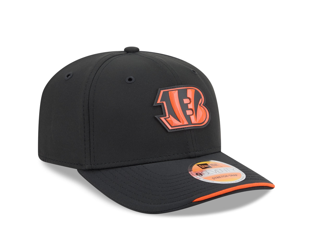 Cincinnati Bengals OTC New Era 9SEVENTY 2026 Sideline Adjustable Hat - Black