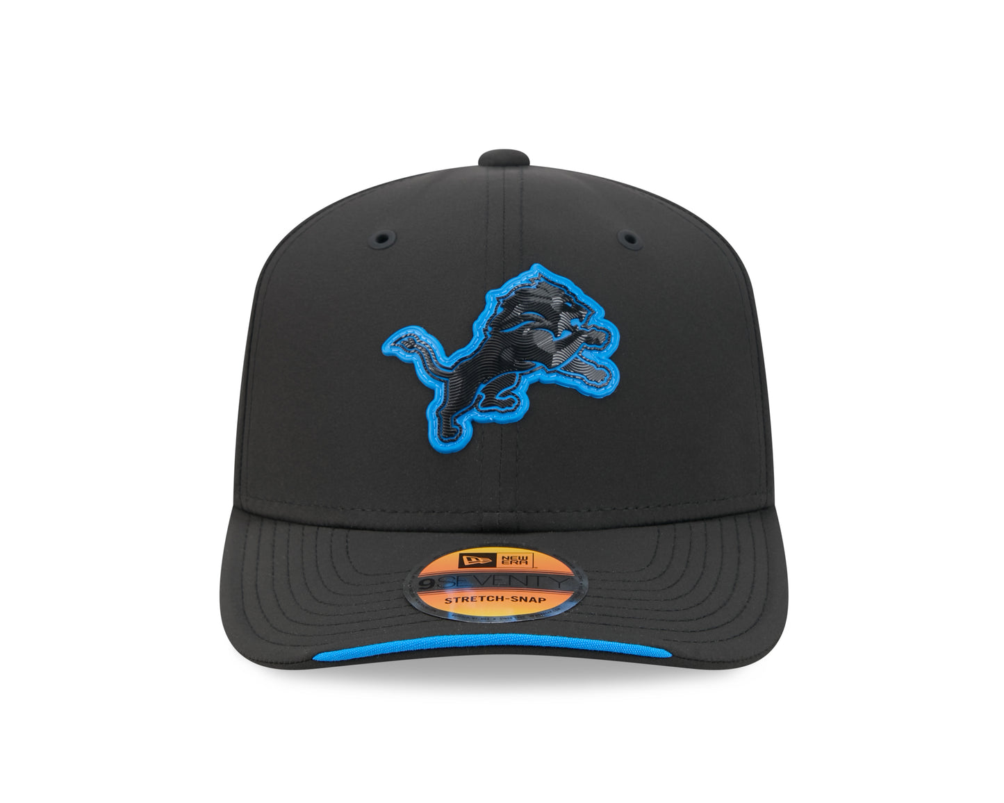 Detroit Lions New Era 9SEVENTY 2026 Sideline Adjustable Hat - Black