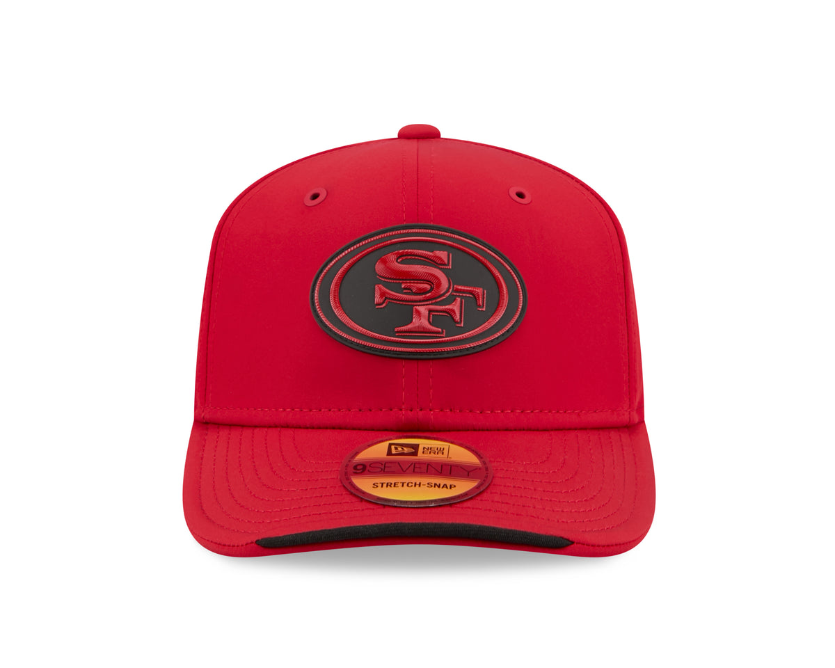 San Francisco 49ers New Era 9SEVENTY 2026 Sideline Adjustable Hat -Red