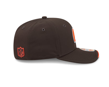 Cleveland Browns OTC New Era 9SEVENTY 2026 Sideline Adjustable Hat - Brown