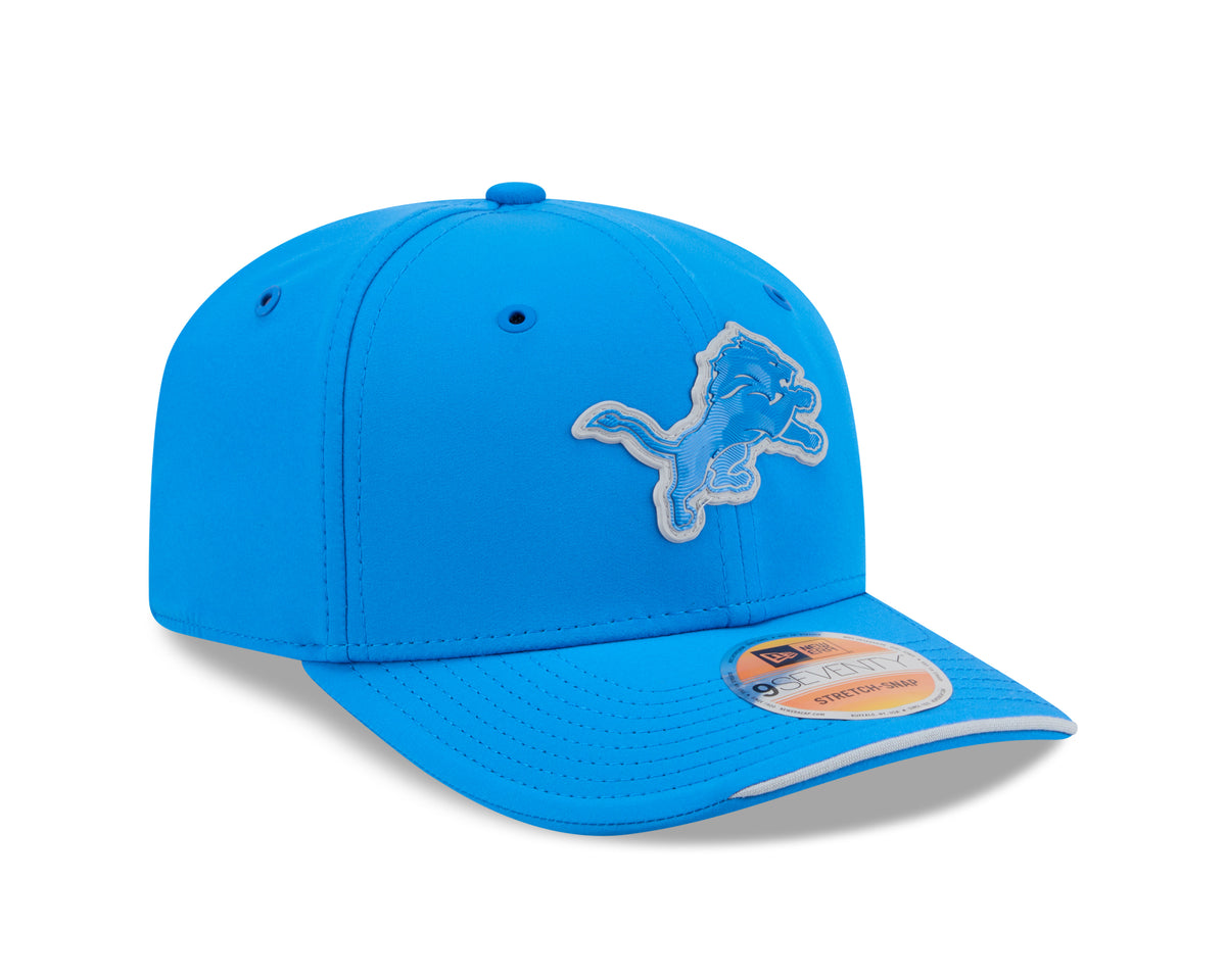 Detroit Lions OTC New Era 9SEVENTY 2026 Sideline Adjustable Hat - Blue