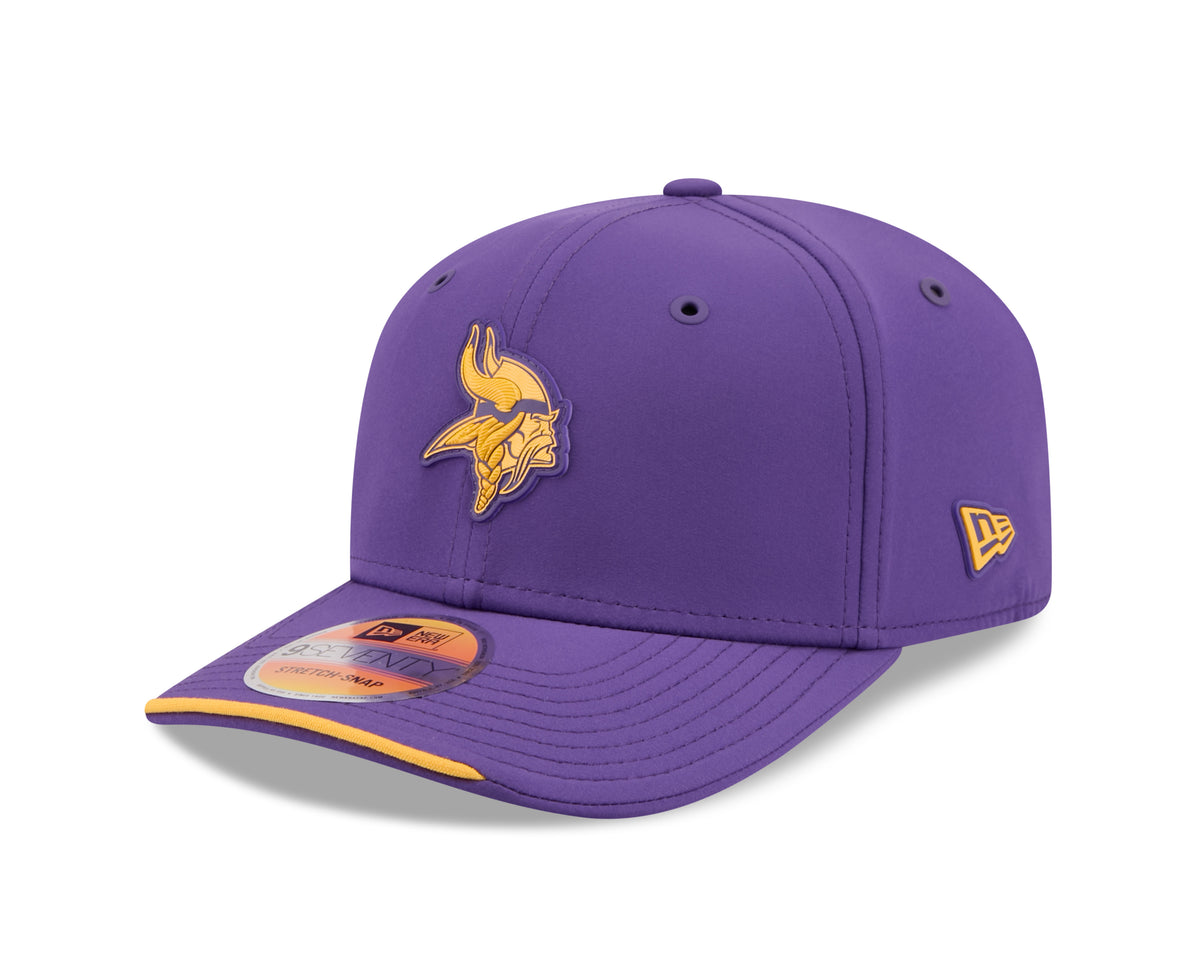 Minnesota Vikings New Era 9SEVENTY 2026 Sideline Adjustable Hat - Purple