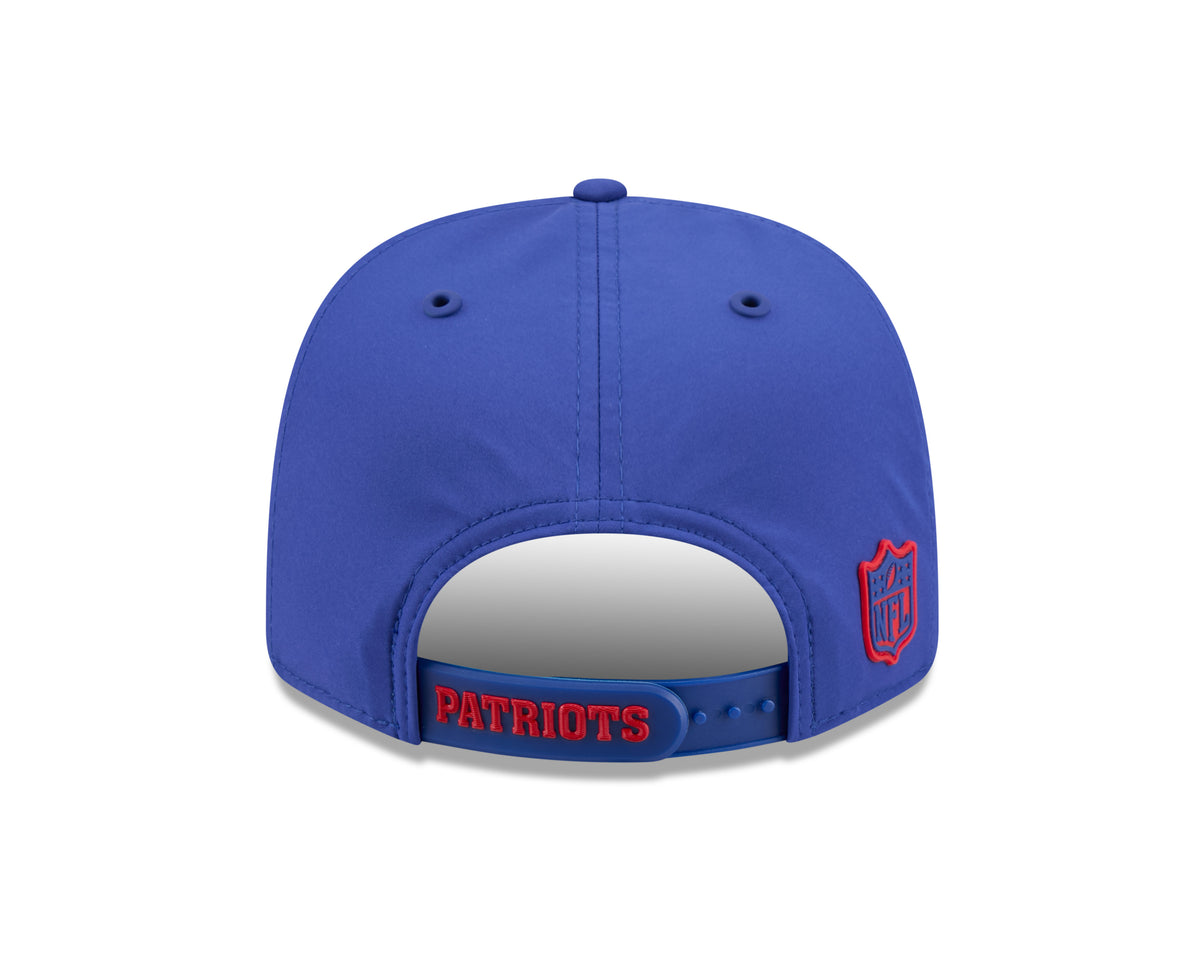 New England Patriots Throwback New Era 9SEVENTY 2026 Sideline Adjustable Hat - Royal