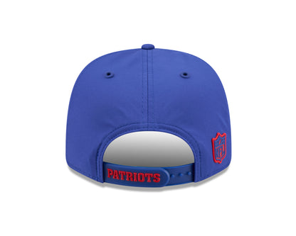 New England Patriots Throwback New Era 9SEVENTY 2026 Sideline Adjustable Hat - Royal