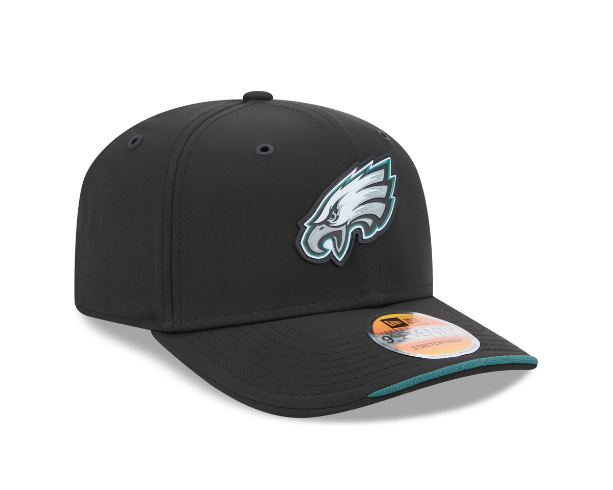 Philadelphia Eagles New Era 9SEVENTY 2026 Sideline Adjustable Hat - Black