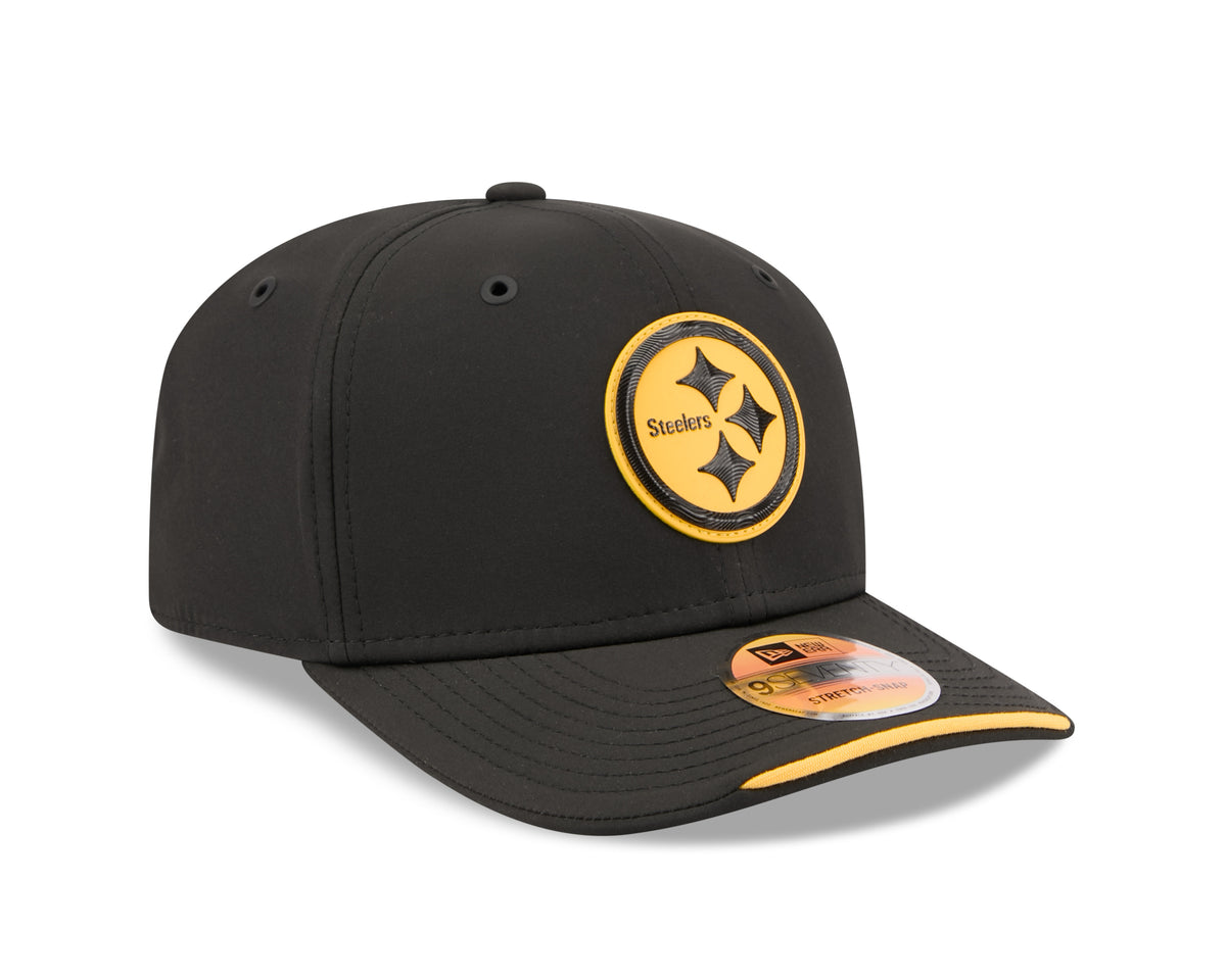 Pittsburgh Steelers New Era 9SEVENTY 2026 Sideline Adjustable Hat -Black