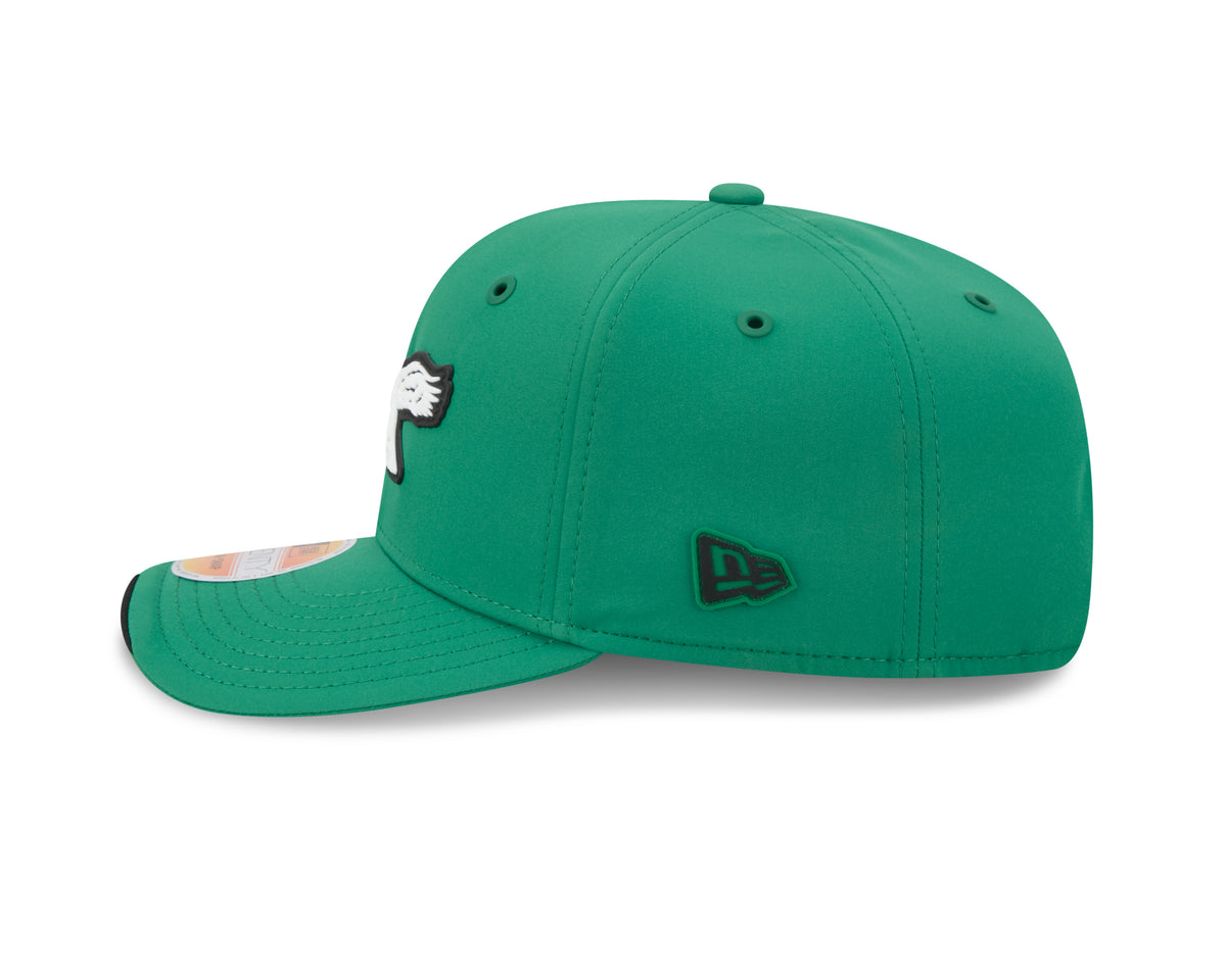 Philadelphia Eagles Historic New Era 9SEVENTY 2026 Sideline Adjustable Hat - Kelly Green